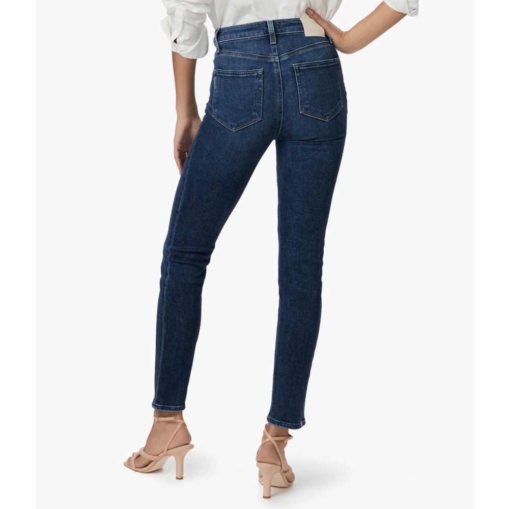 PAIGE NWT GEMMA HIGH RISE CIGARETTE LEG STRETCH SKETCHBOOK JEAN. SIZE 25 - Picture 3 of 14